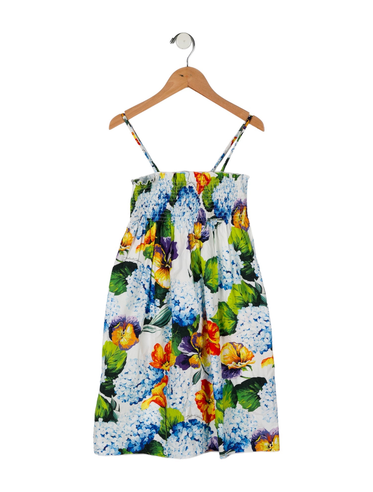 Dolce & Gabbana Girls' Floral Printed Dress