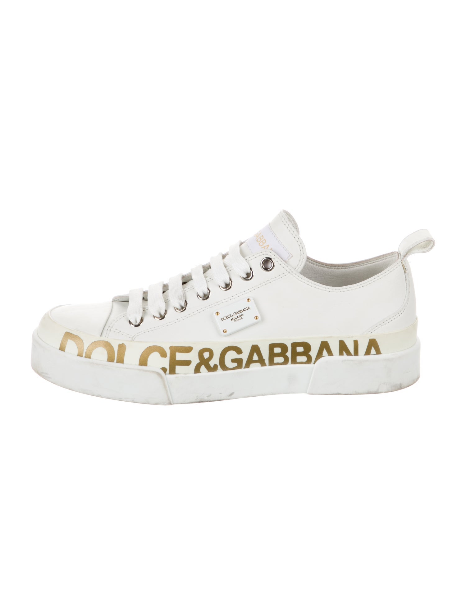 Dolce & Gabbana Leather Sneakers