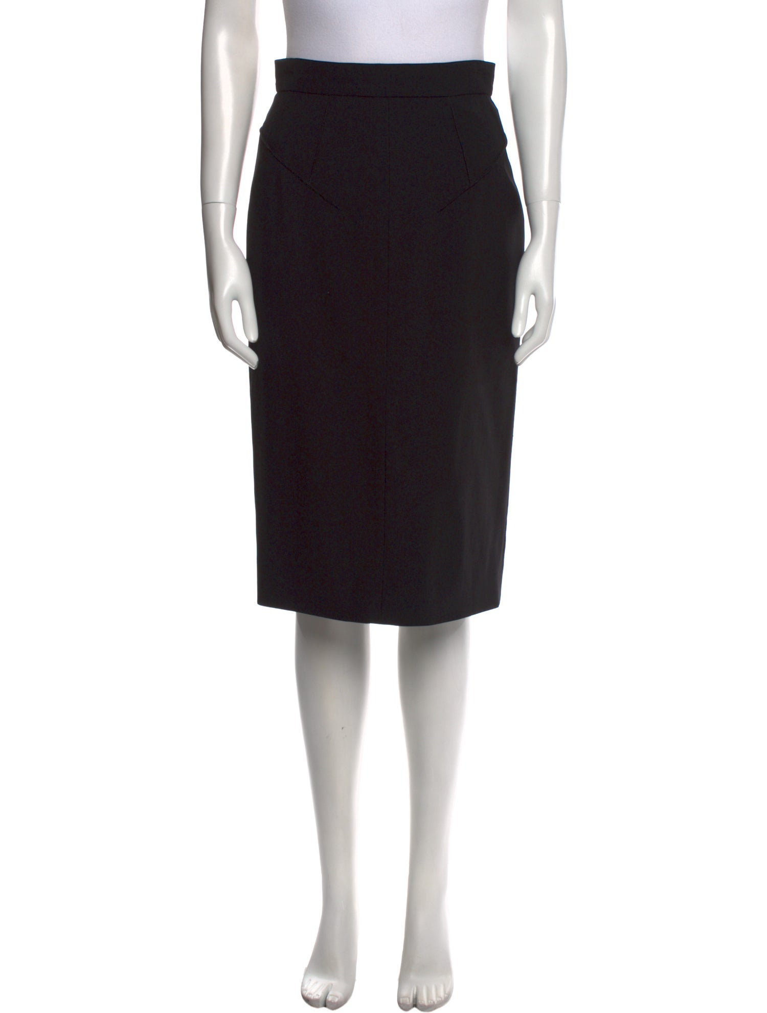 Dolce & Gabbana Virgin Wool Knee-Length Skirt