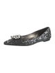 Dolce & Gabbana Sequins Crystal Embellishments Loafers