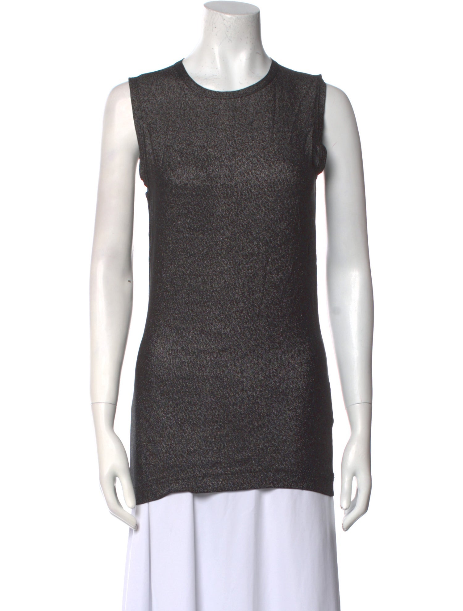 Dolce & Gabbana Silk Crew Neck Top