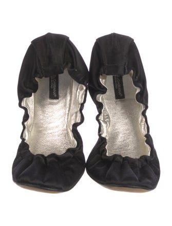 Dolce & Gabbana Satin Ballet Flats