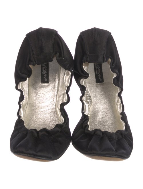 Dolce & Gabbana Satin Ballet Flats