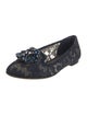 Dolce & Gabbana Lace Lace Pattern Ballet Flats