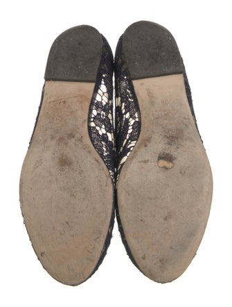 Dolce & Gabbana Lace Lace Pattern Ballet Flats