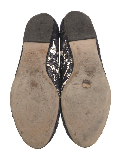Dolce & Gabbana Lace Lace Pattern Ballet Flats