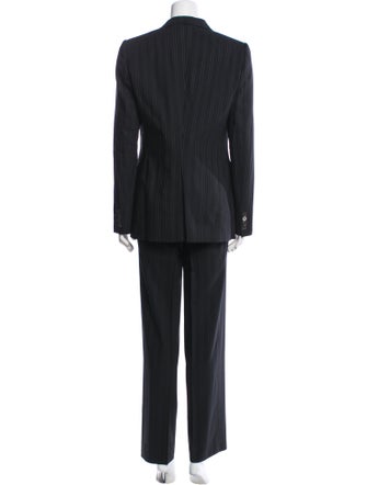 Dolce & Gabbana Virgin Wool Striped Pantsuit