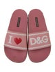 Dolce & Gabbana Rubber Printed Slides