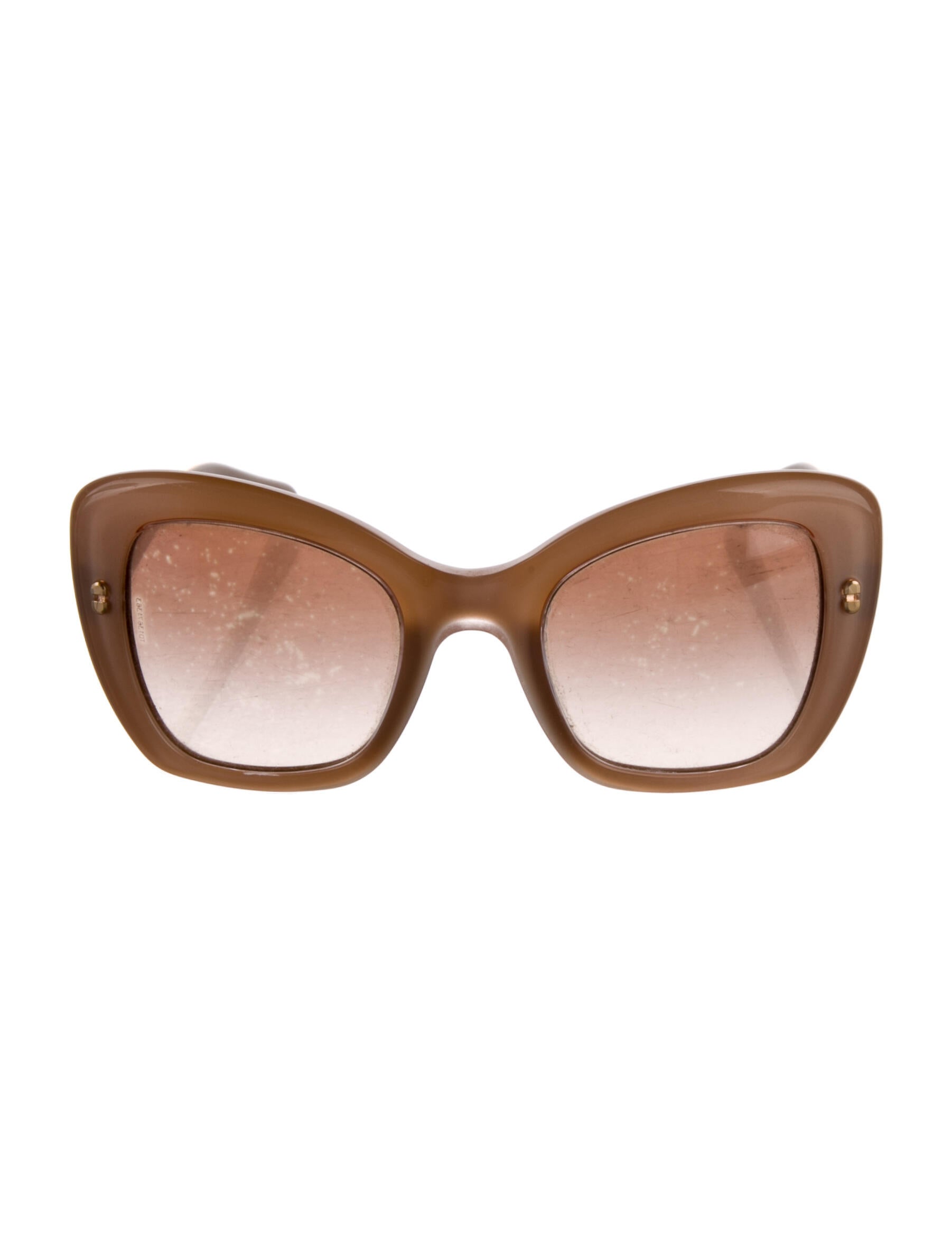 Dolce & Gabbana Oversize Gradient Sunglasses