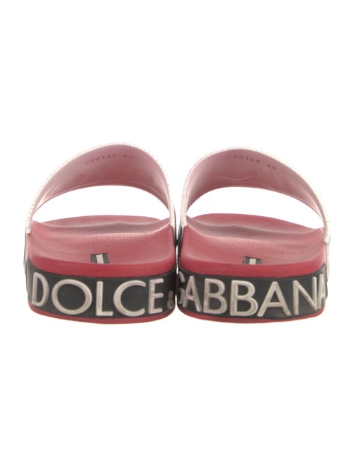 Dolce & Gabbana Signature Logo Rubber Slides