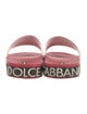 Dolce & Gabbana Signature Logo Rubber Slides