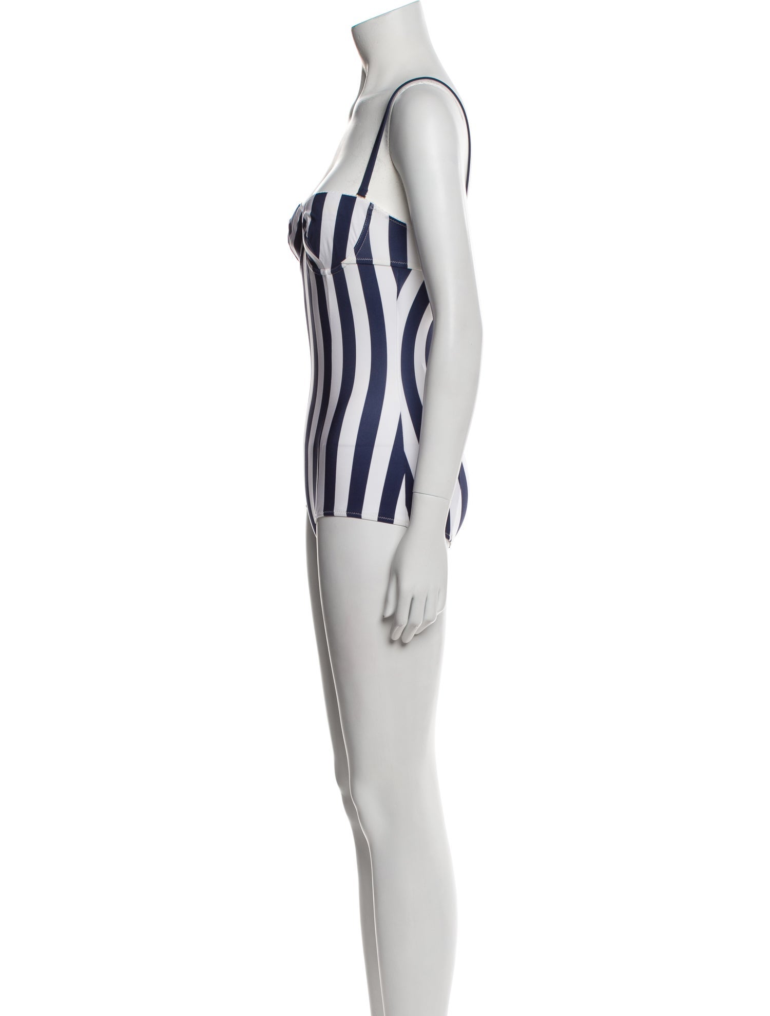 Dolce & Gabbana Striped One-Piece w/ Tags