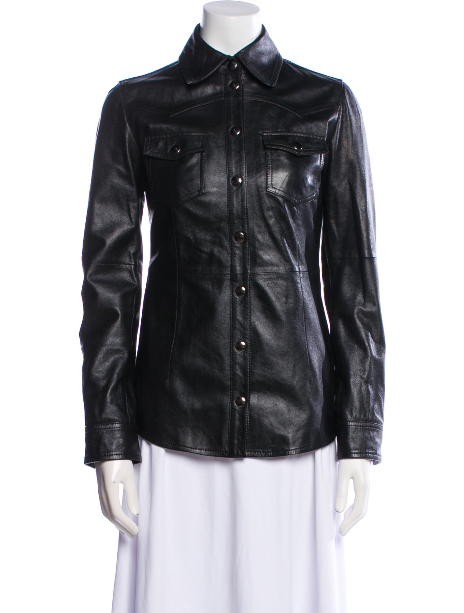 Dolce & Gabbana Leather Biker Jacket