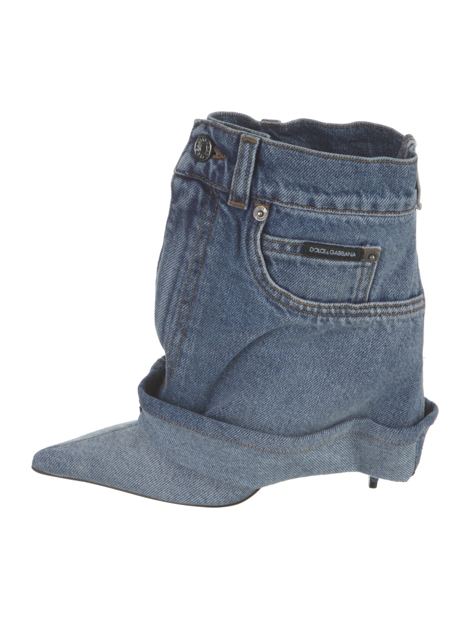 Dolce & Gabbana Denim Boots