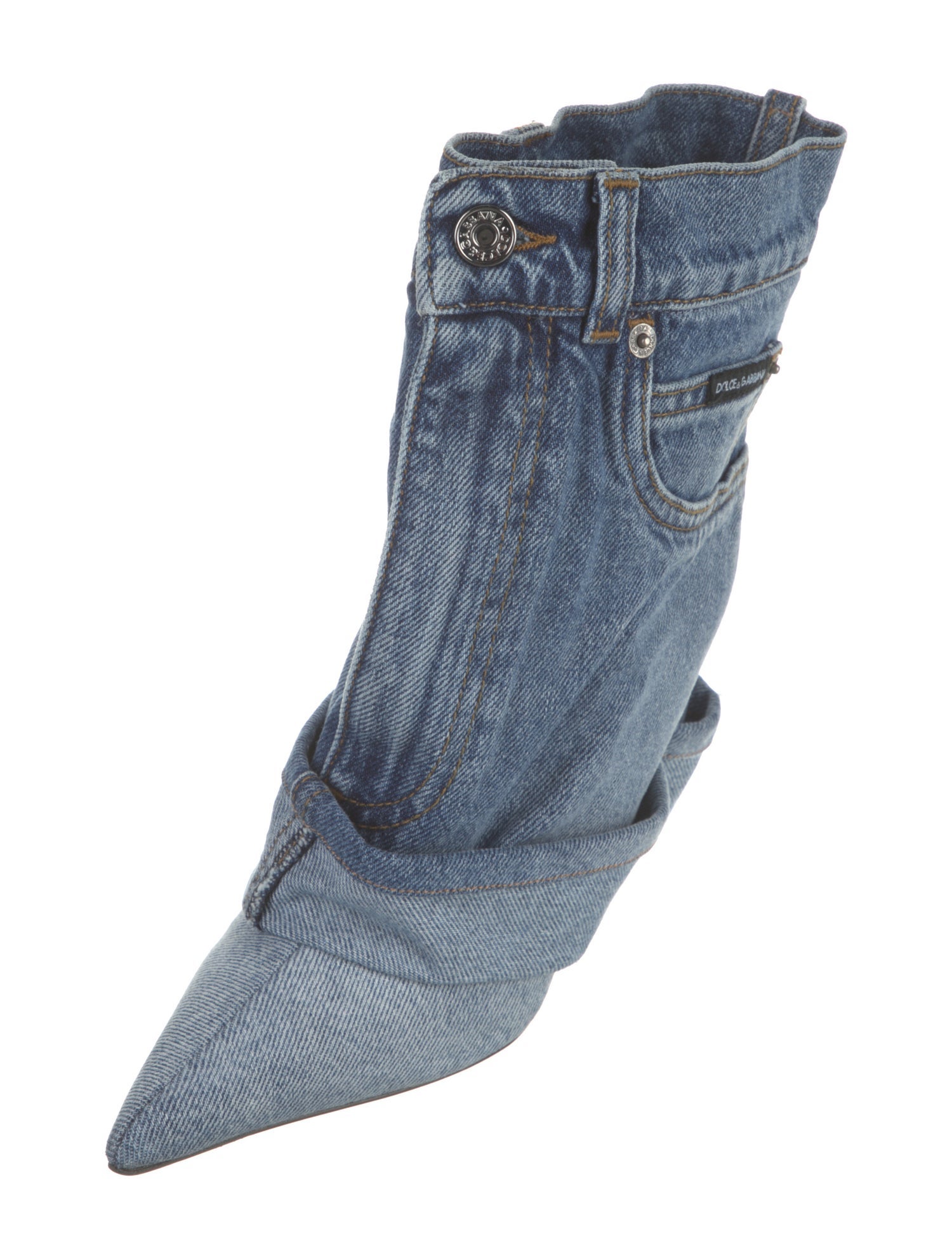 Dolce & Gabbana Denim Boots