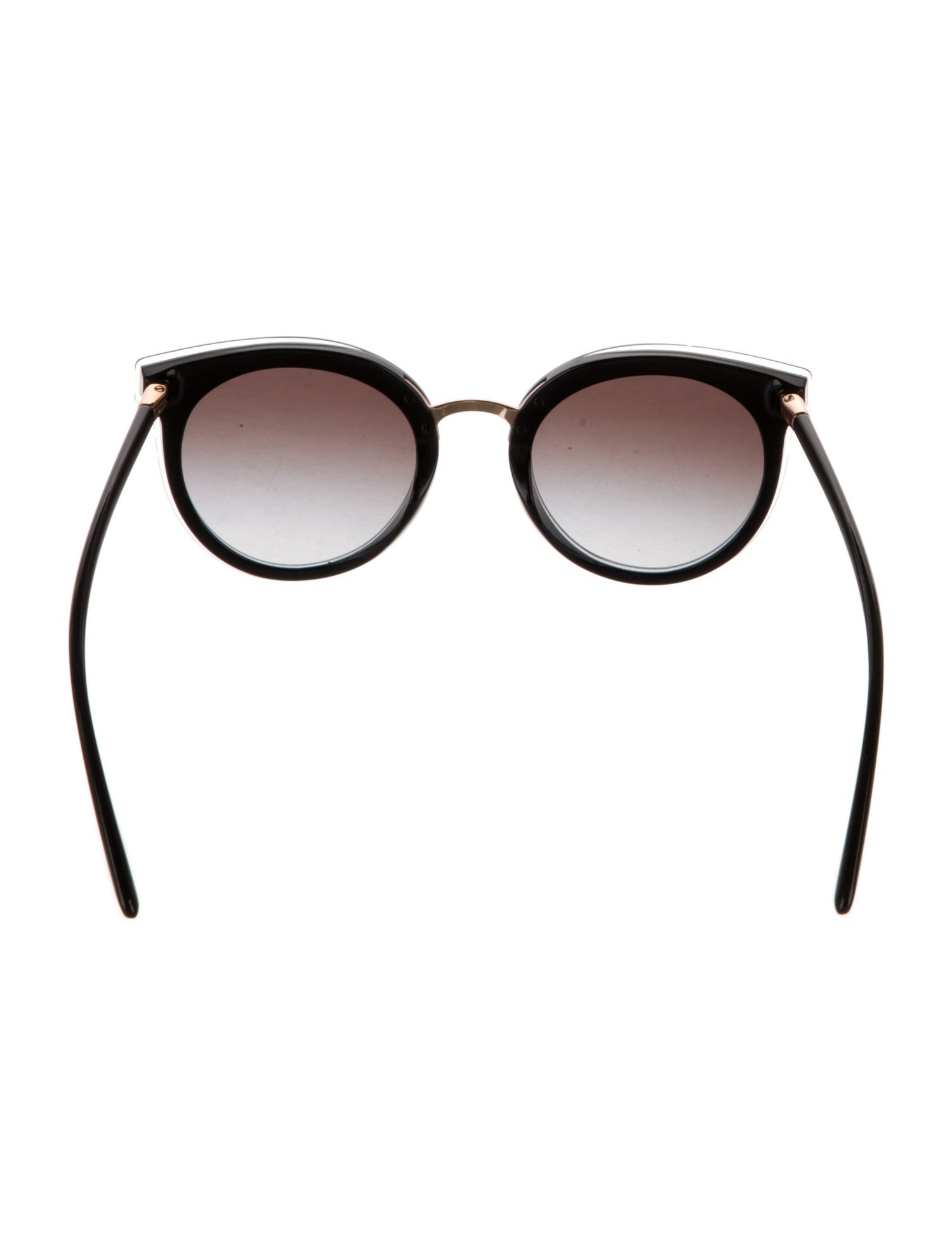 Dolce & Gabbana Round Gradient Sunglasses