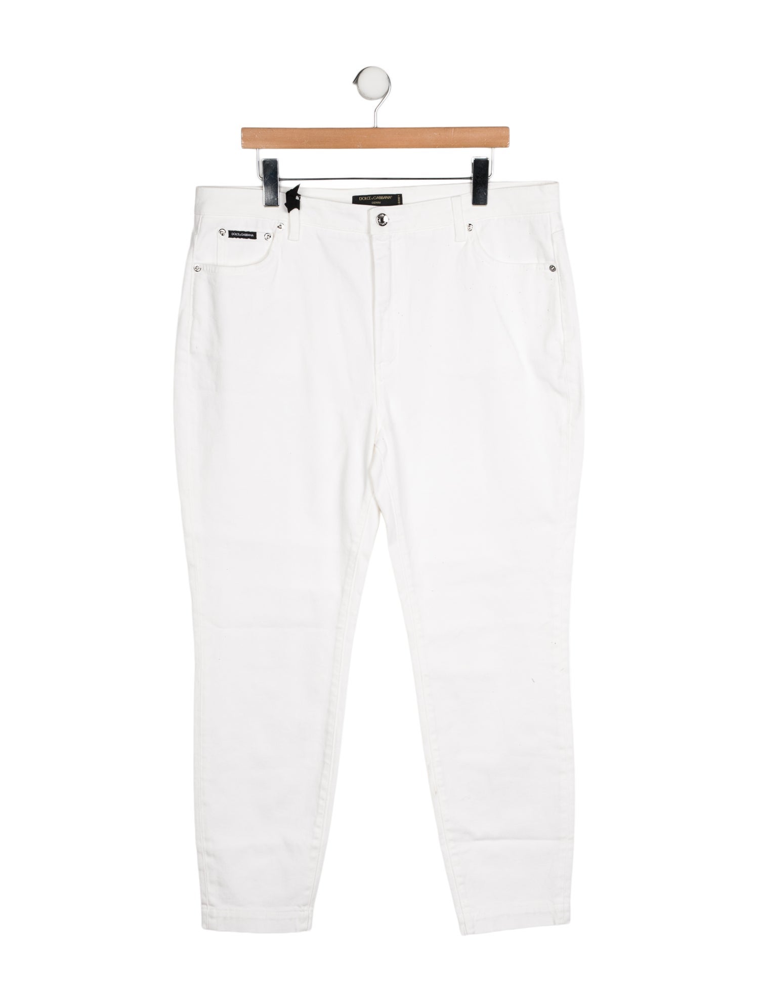 Dolce & Gabbana High-Rise Straight Leg Jeans