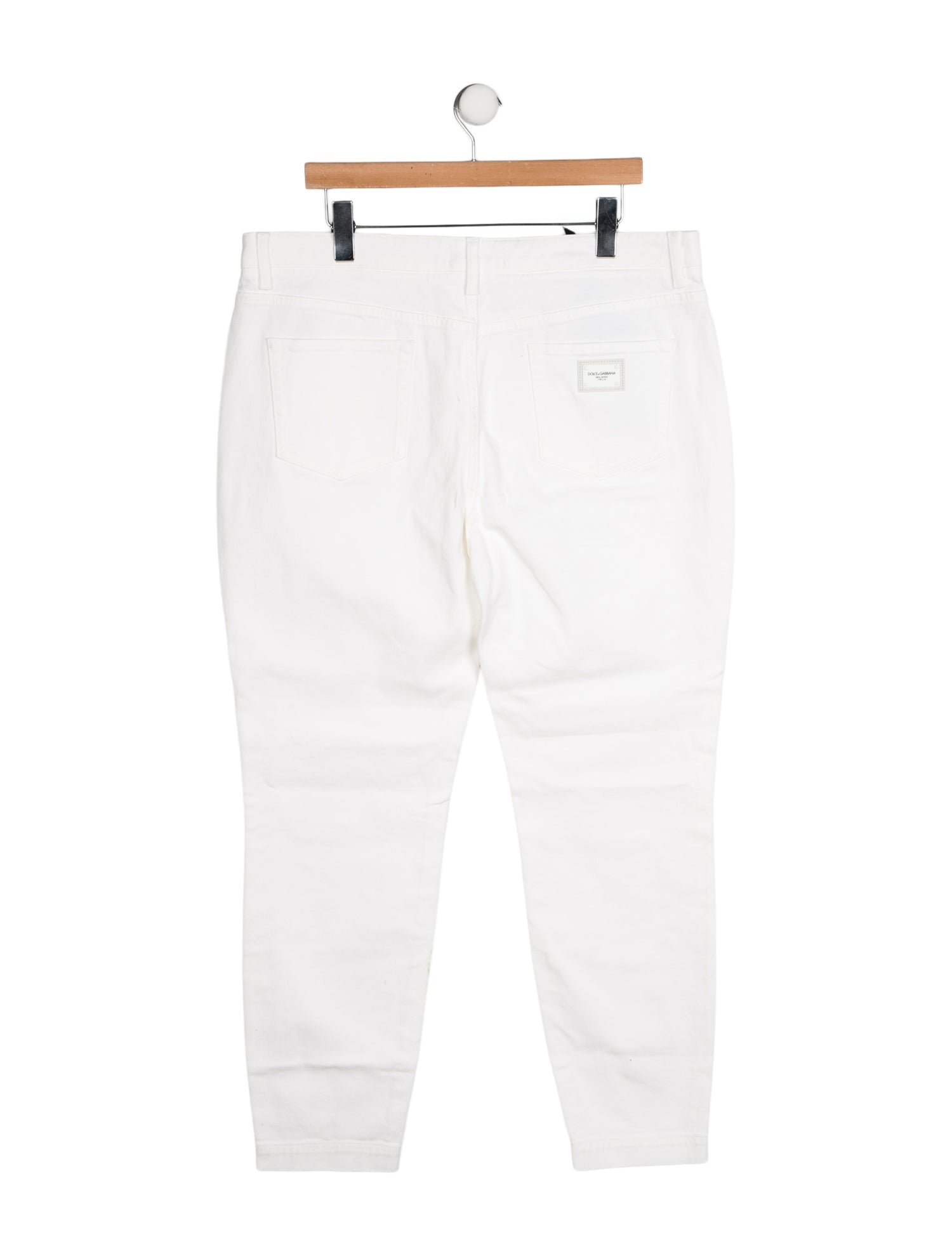 Dolce & Gabbana High-Rise Straight Leg Jeans