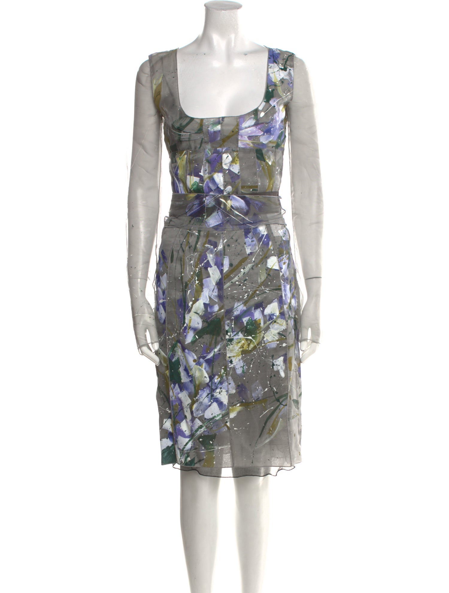 Dolce & Gabbana Silk Knee-Length Dress