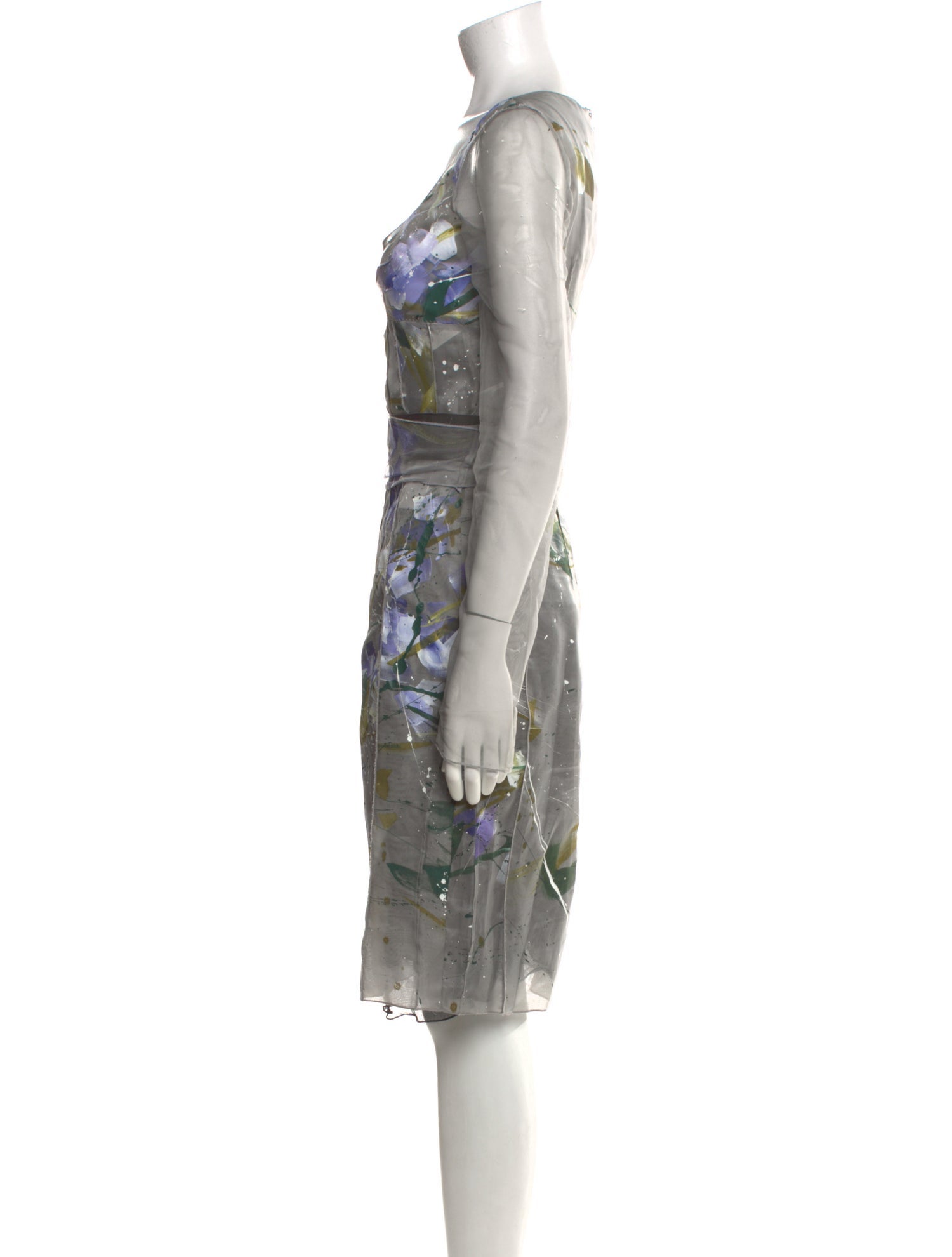 Dolce & Gabbana Silk Knee-Length Dress