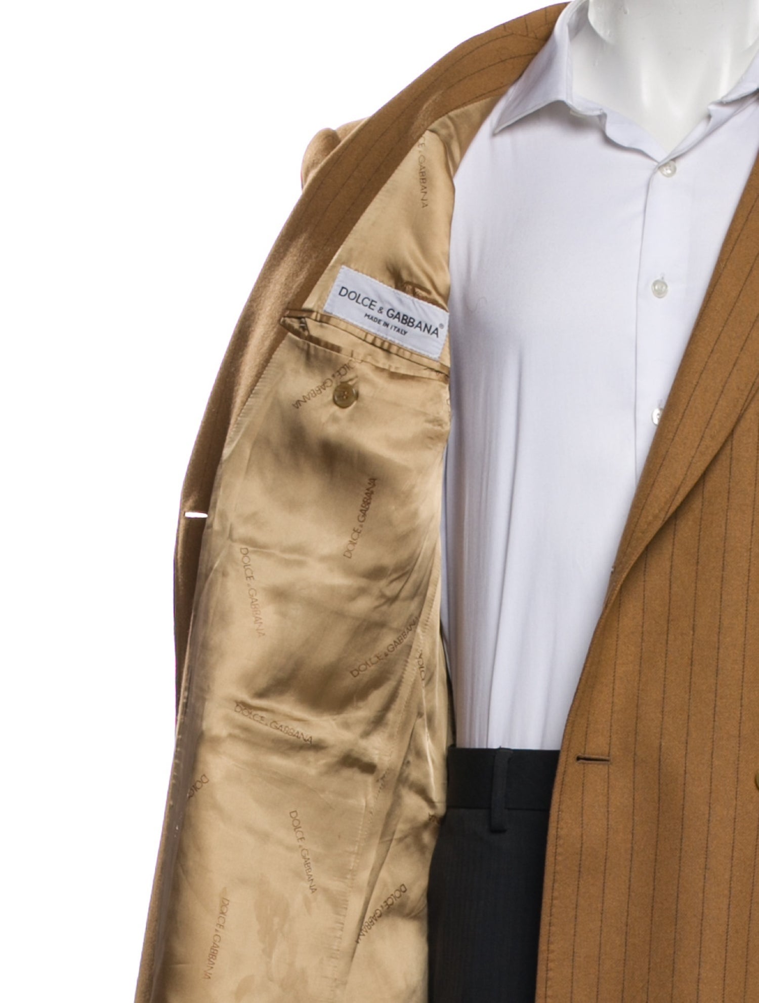 Dolce & Gabbana Wool Striped Blazer