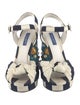 Dolce & Gabbana Canvas Printed Sandals