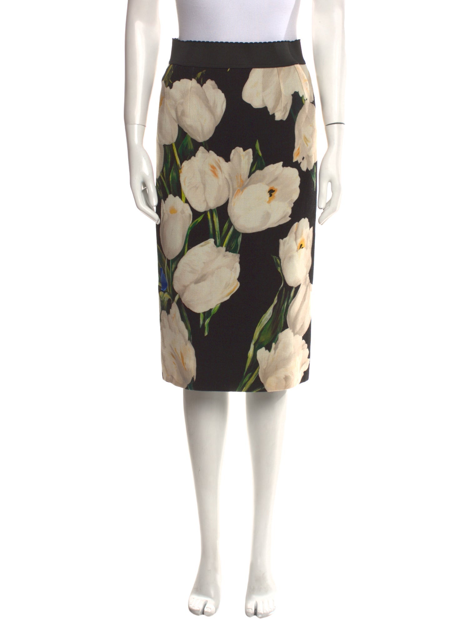 Dolce & Gabbana Wool Knee-Length Skirt