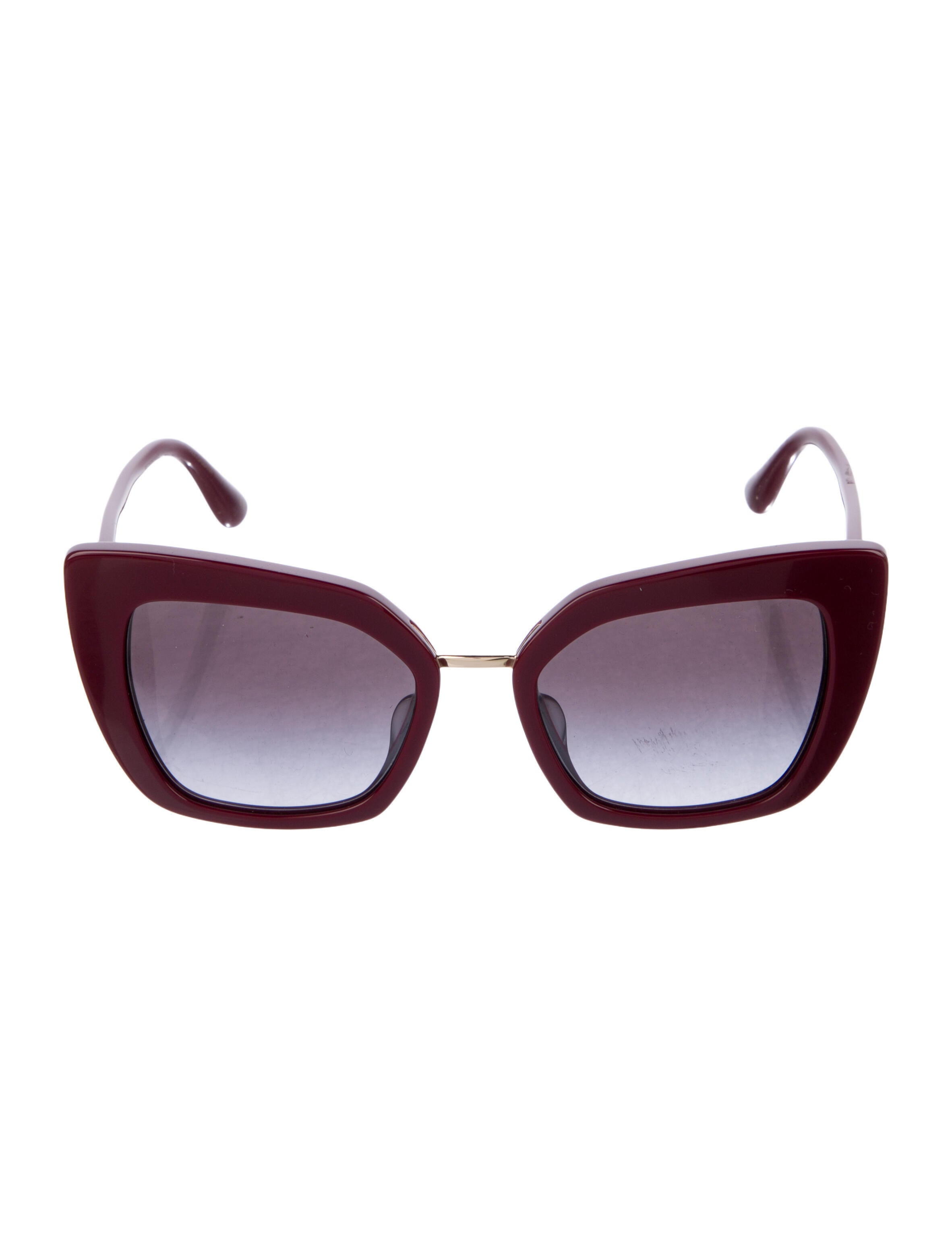 Dolce & Gabbana Cat-Eye Gradient Sunglasses