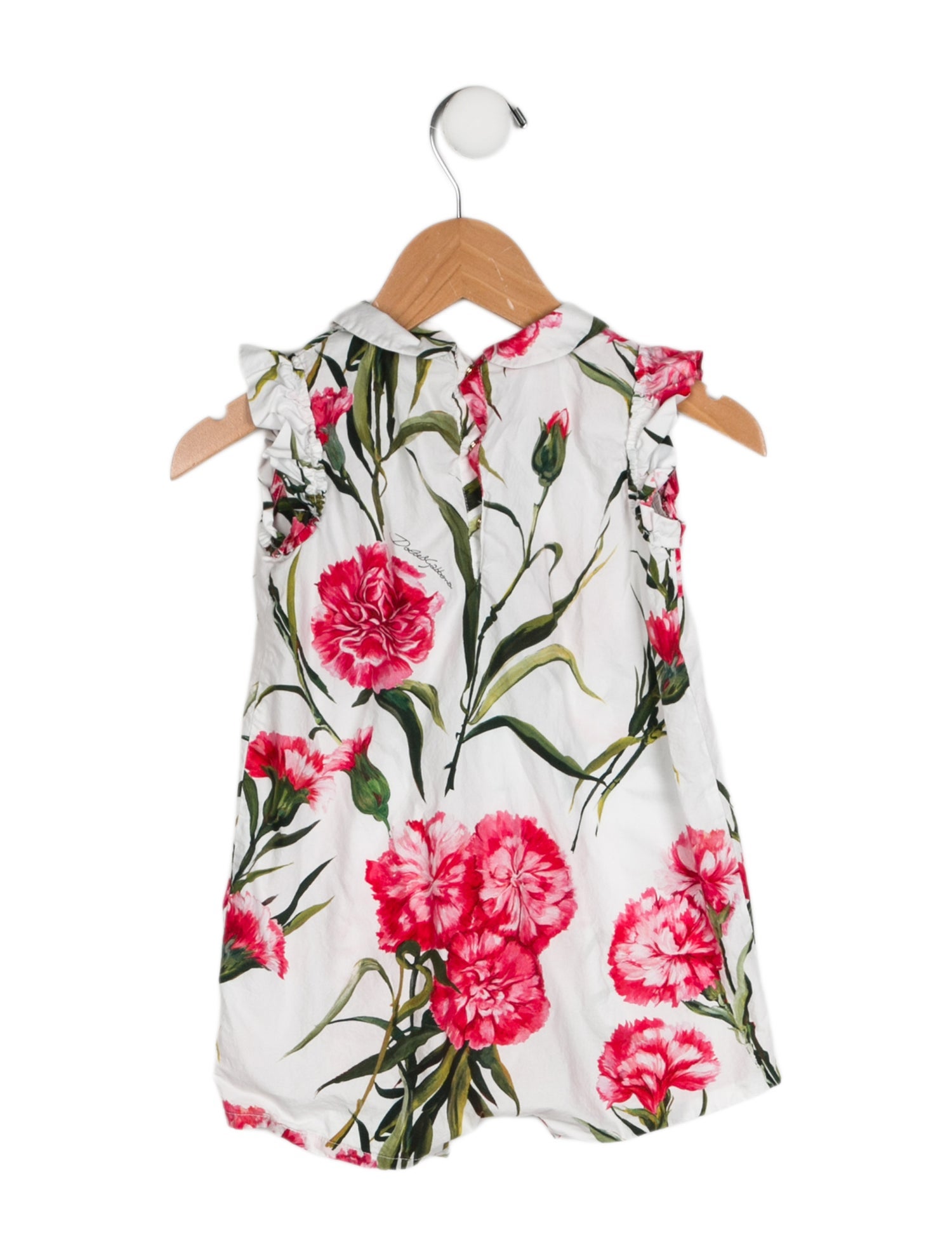 Dolce & Gabbana Girls Pattern Print One Piece