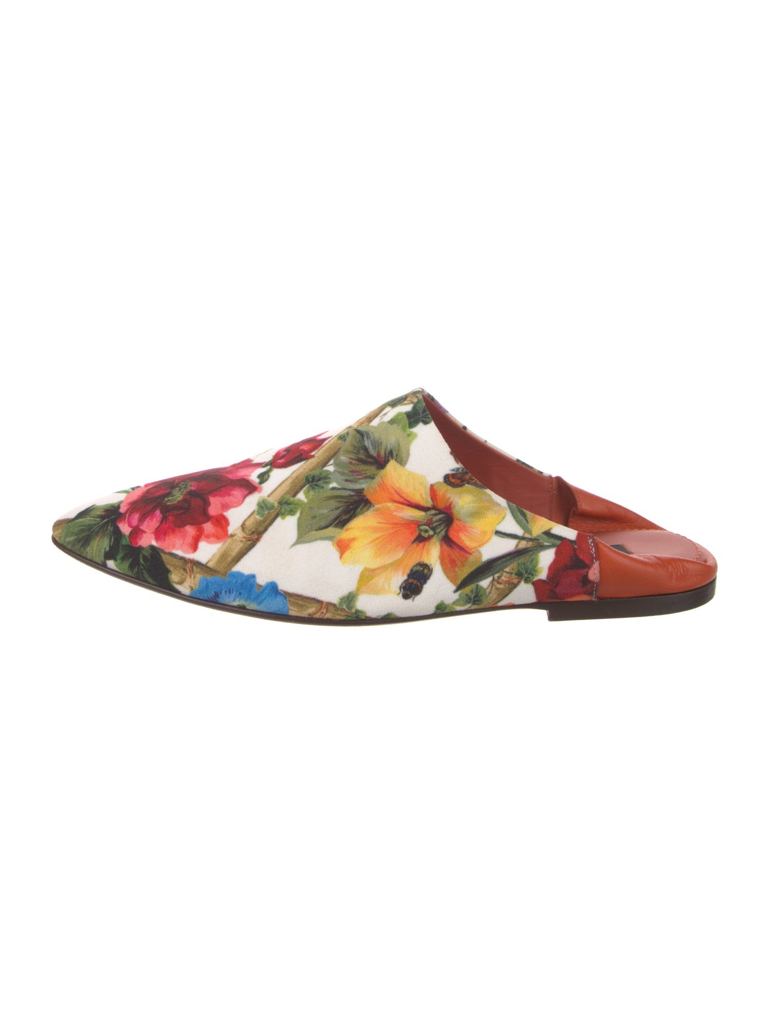 Dolce & Gabbana Floral Print Mules