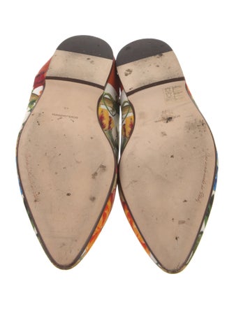 Dolce & Gabbana Floral Print Mules
