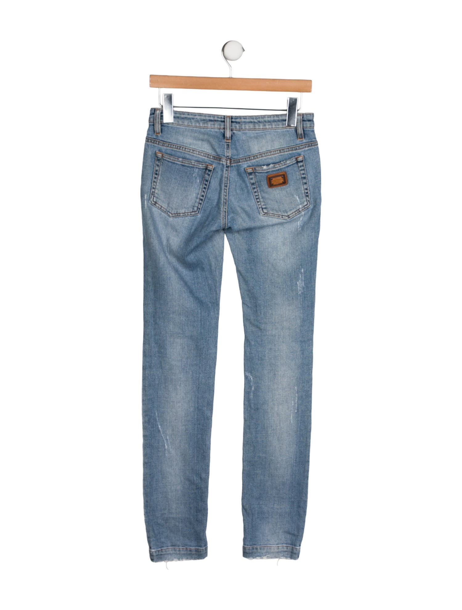 Dolce & Gabbana Low-Rise Straight Leg Jeans
