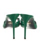 Dolce & Gabbana GG Signature Patent Leather Mules