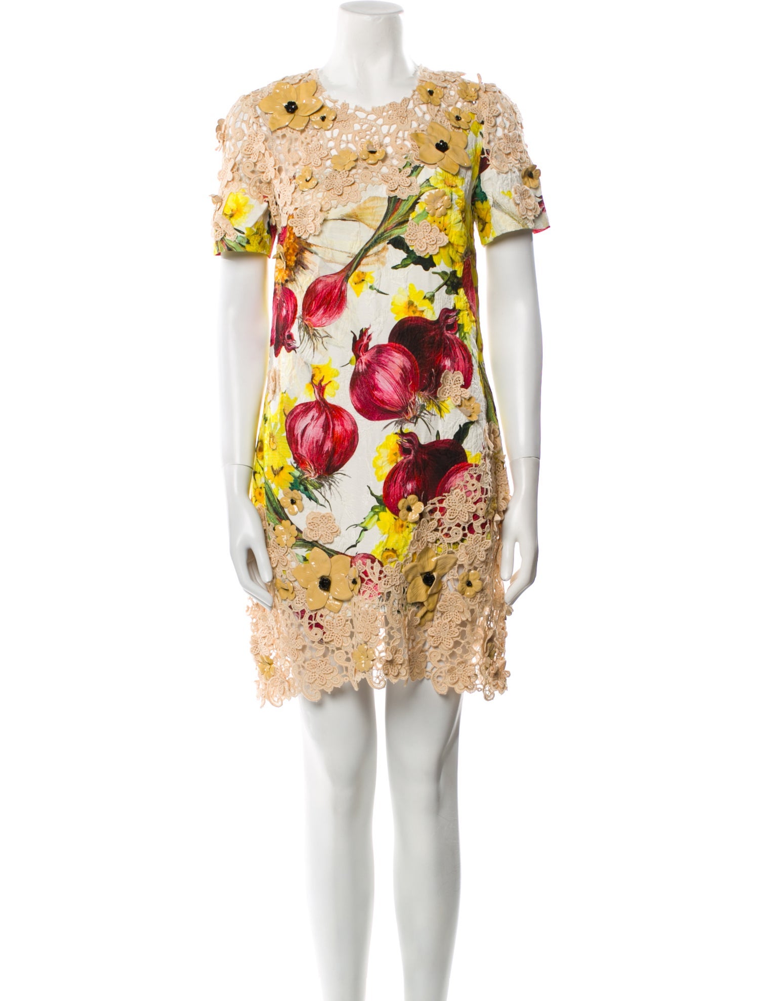 Dolce & Gabbana Floral Print Mini Dress