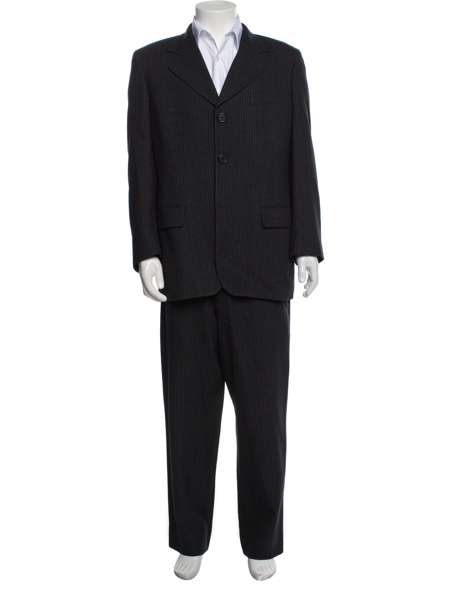 Dolce & Gabbana Wool Striped Two-Piece Suit