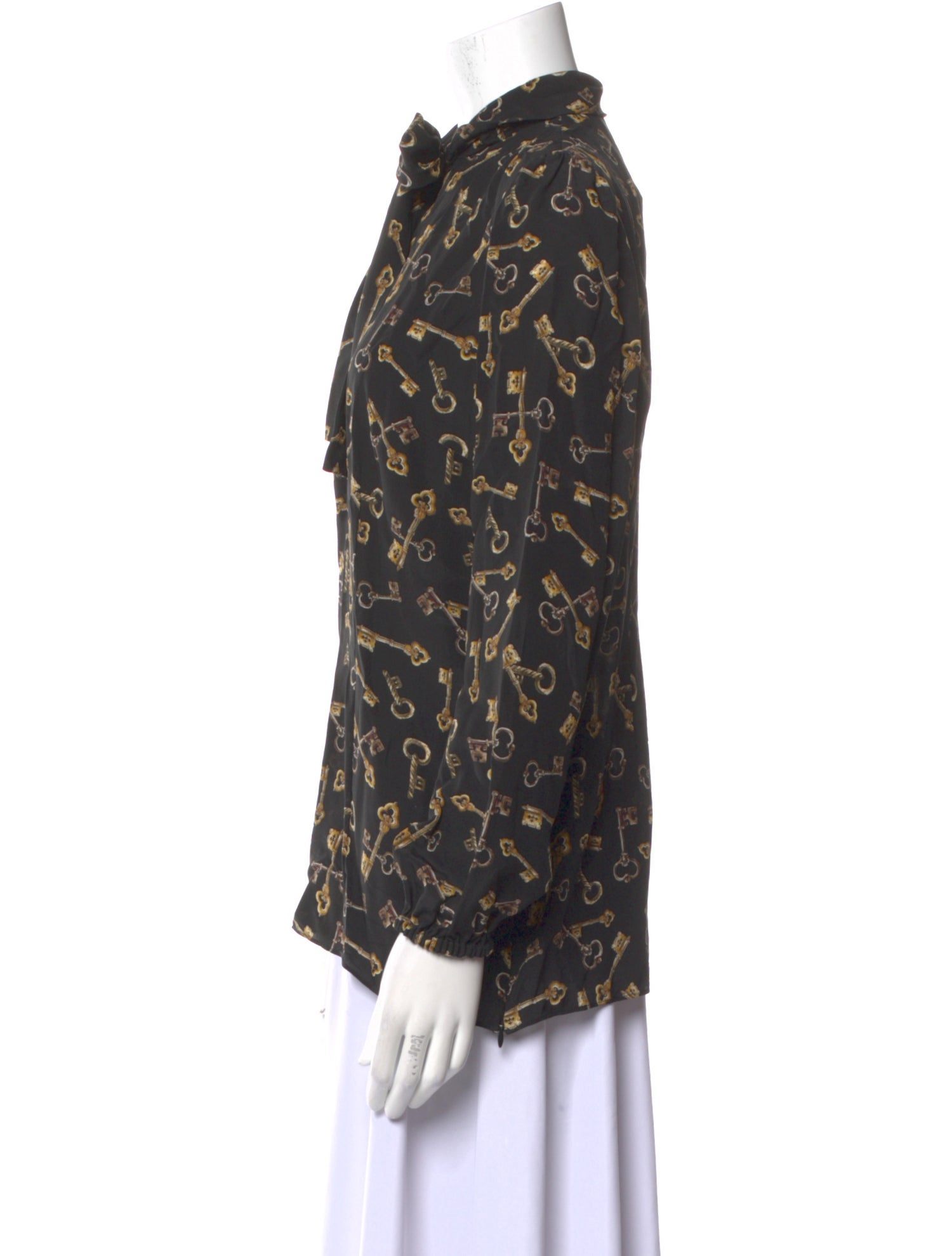Dolce & Gabbana Silk Printed Blouse