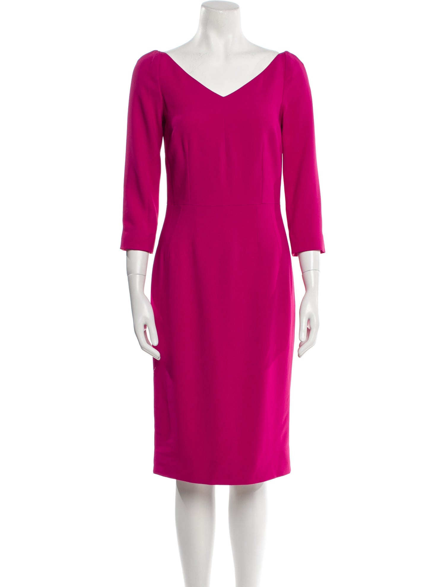 Dolce & Gabbana V-Neck Knee-Length Dress w/ Tags