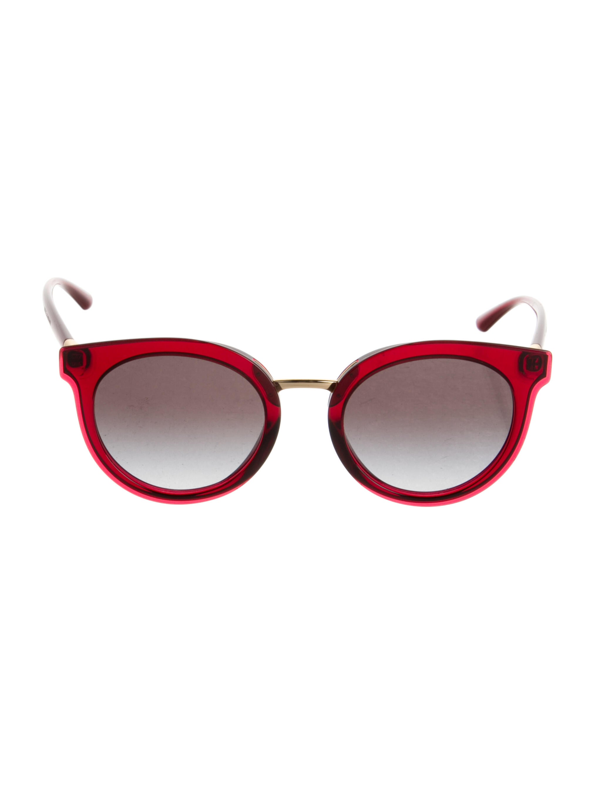 Dolce & Gabbana Round Gradient Sunglasses