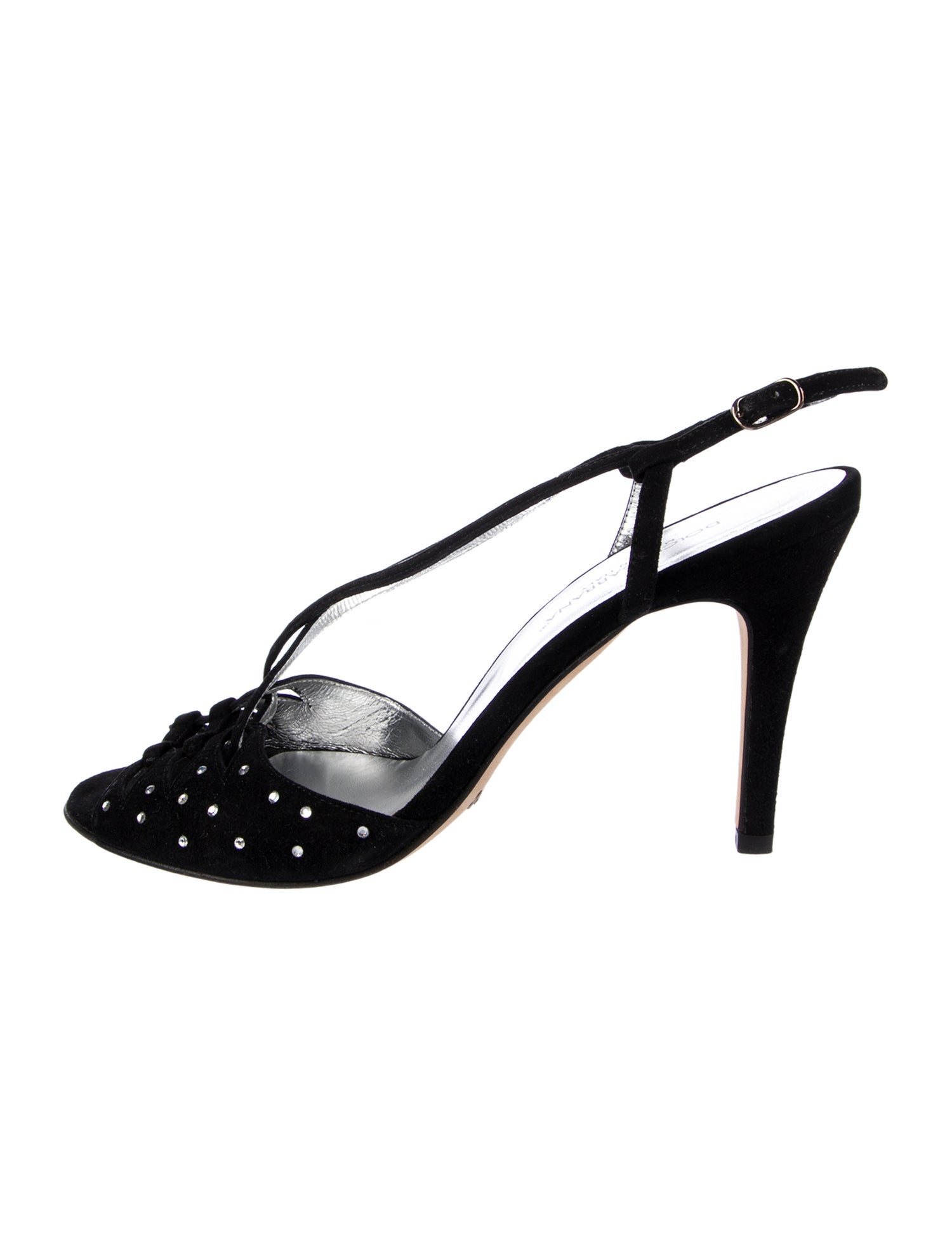 Dolce & Gabbana Suede Slingback Sandals