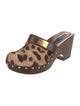 Dolce & Gabbana Ponyhair Animal Print Flats