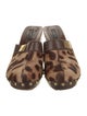 Dolce & Gabbana Ponyhair Animal Print Flats