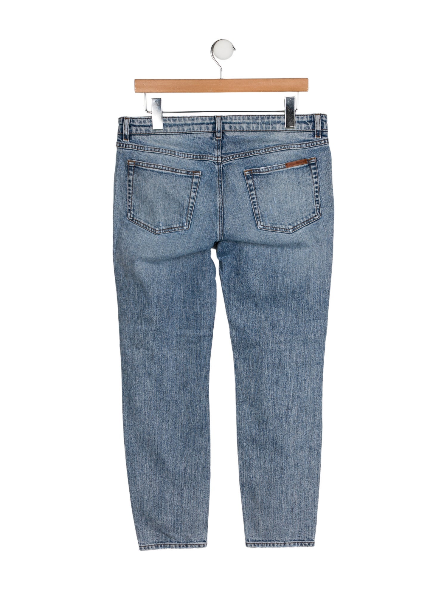 Dolce & Gabbana Mid-Rise Straight Leg Jeans