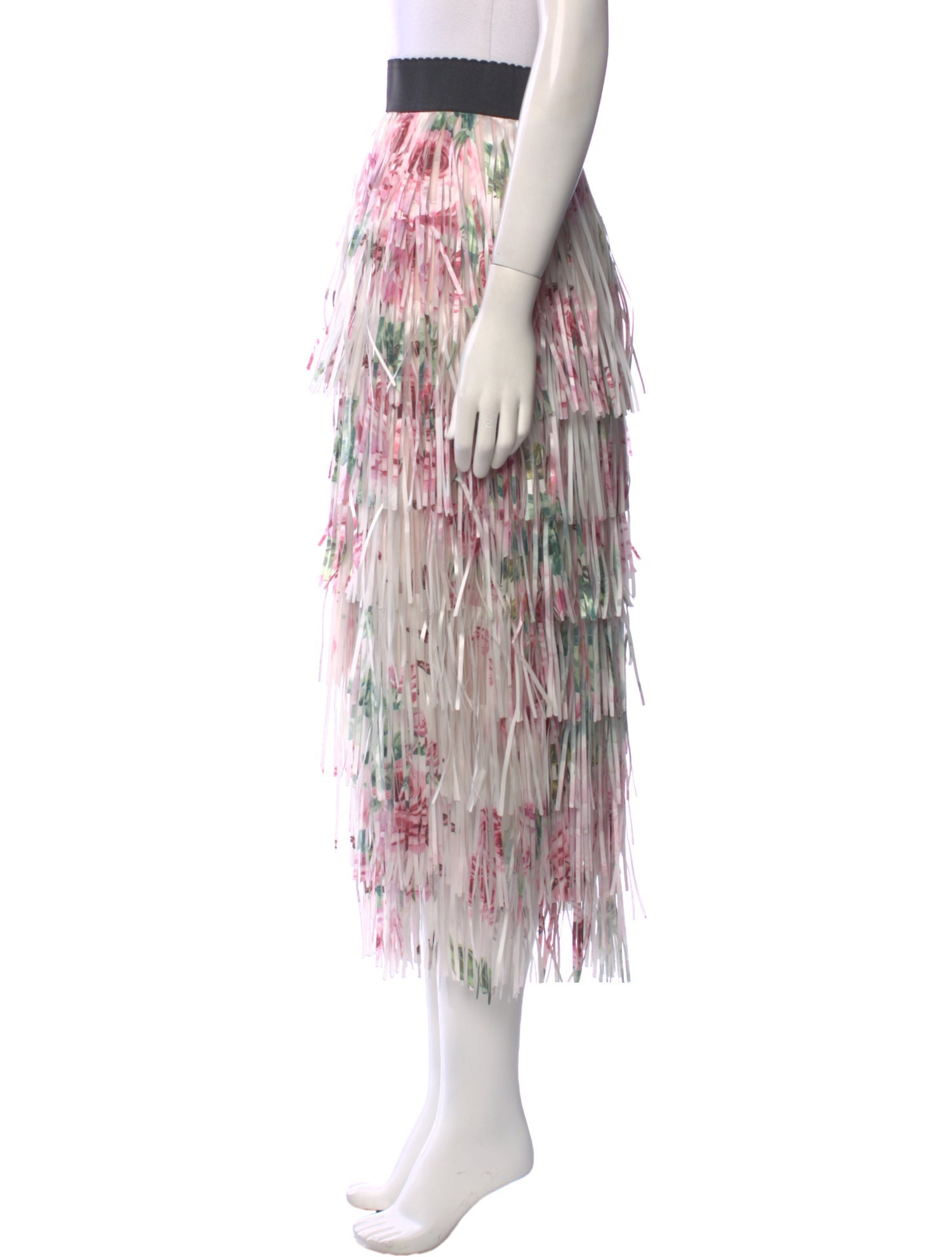 Dolce & Gabbana Lace Pattern Midi Length Skirt w/ Tags