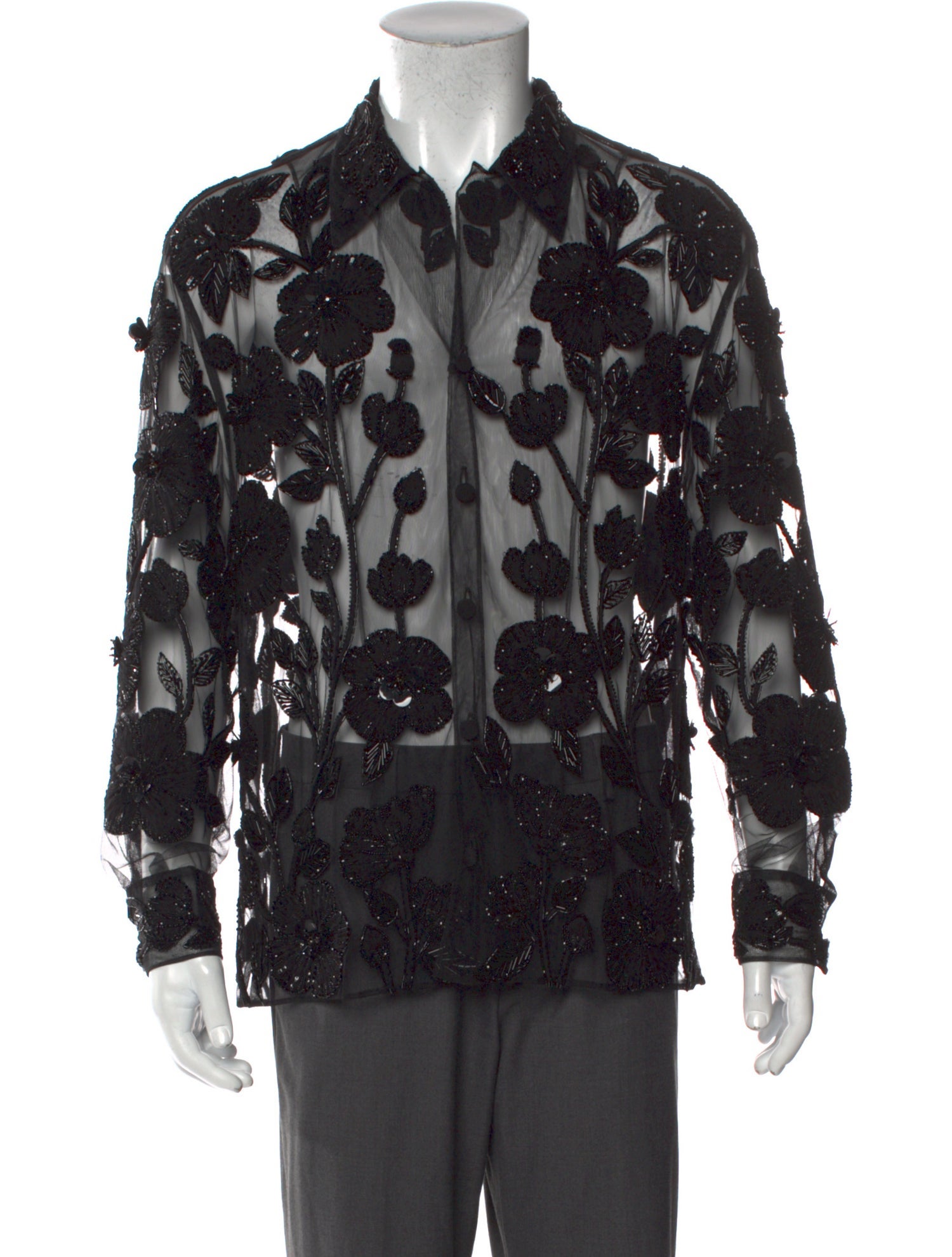 Dolce & Gabbana Alta Sartoria Lace Pattern Shirt