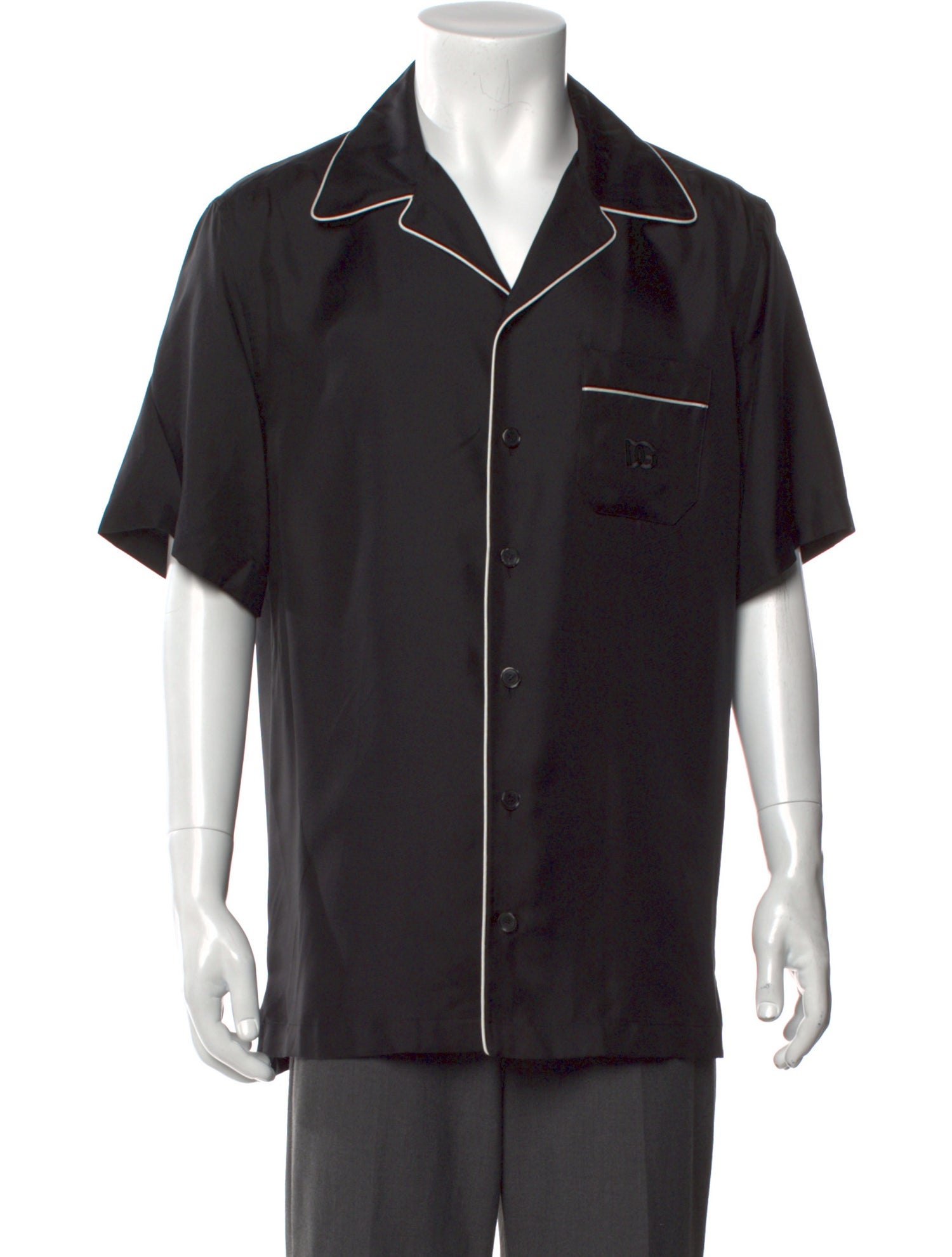Dolce & Gabbana Silk Short Sleeve Shirt