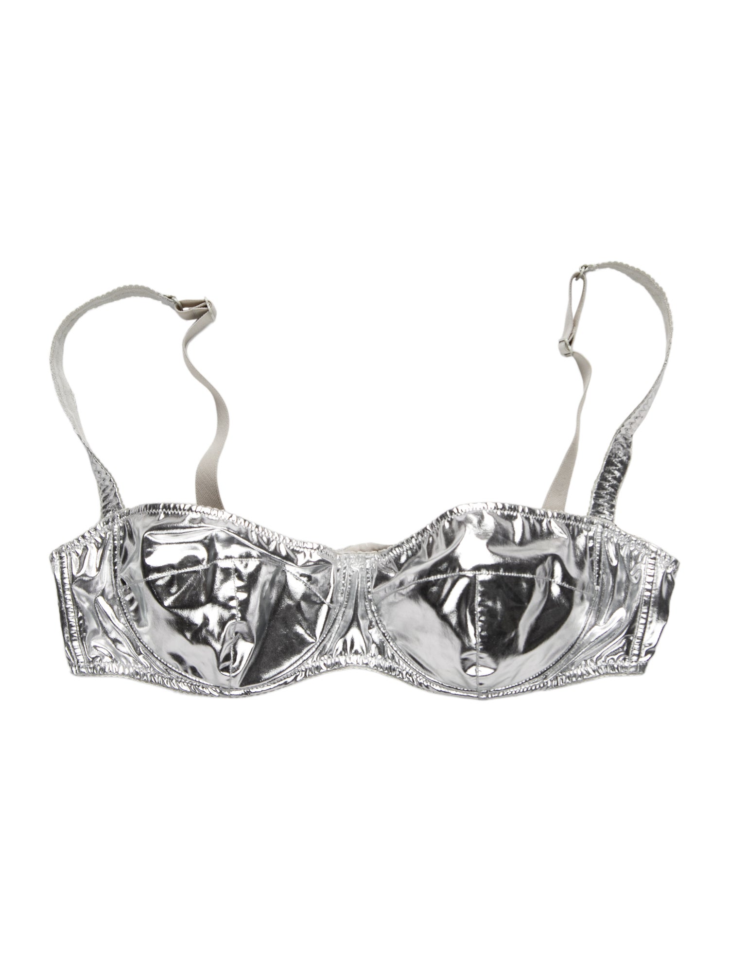 Kim Dolce & Gabbana Square Neckline Sleeveless Crop Top