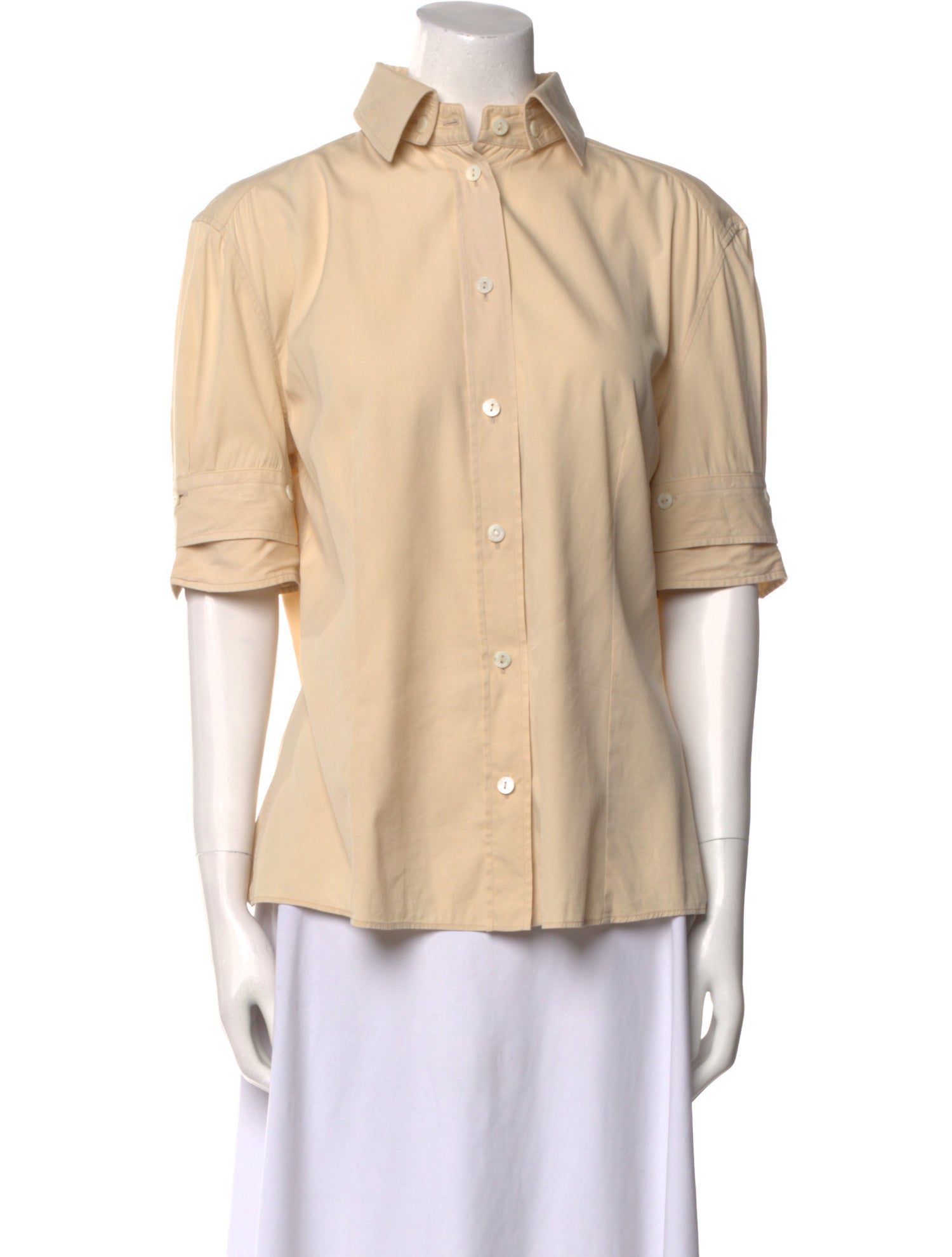 Dolce & Gabbana Short Sleeve Button-Up Top