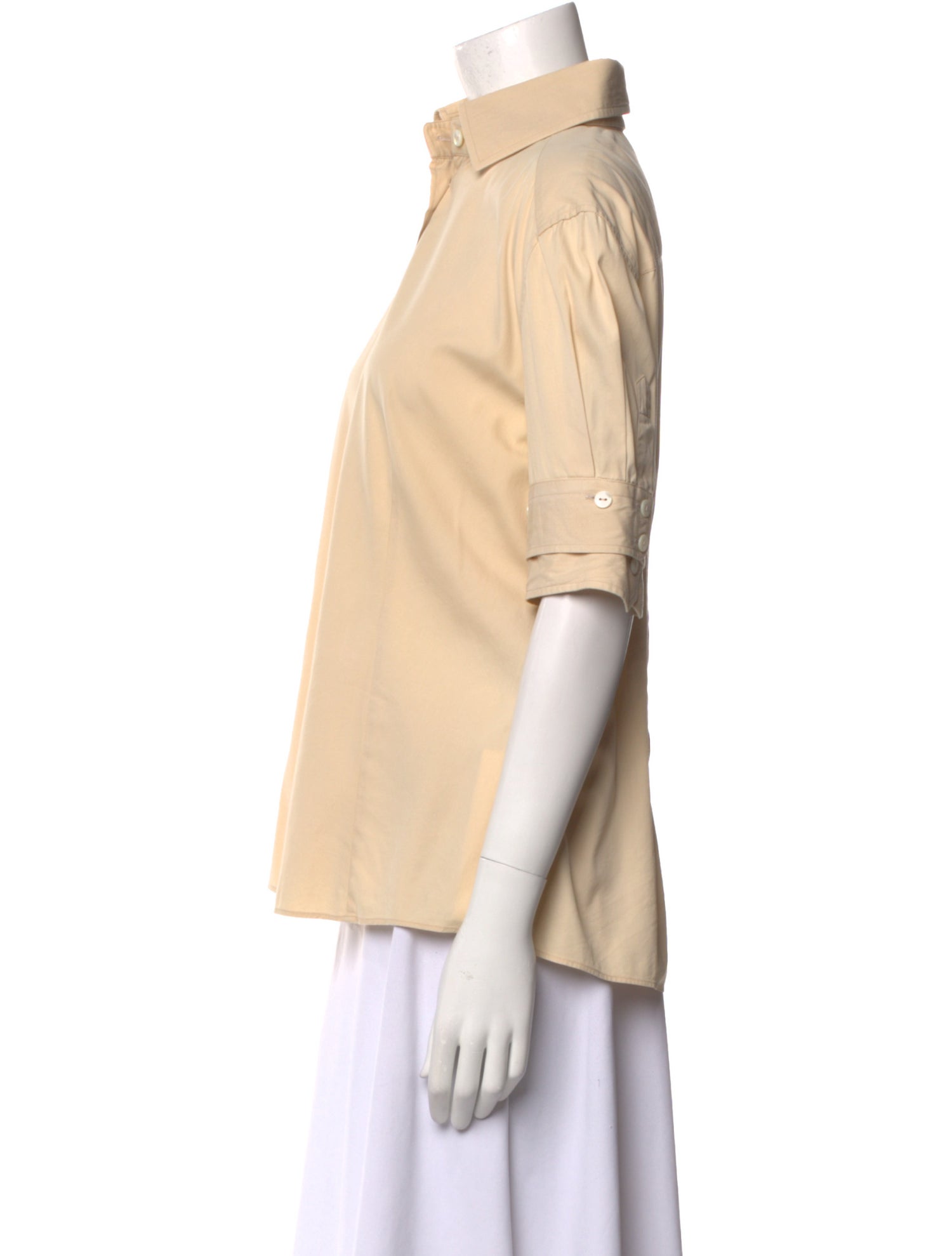 Dolce & Gabbana Short Sleeve Button-Up Top