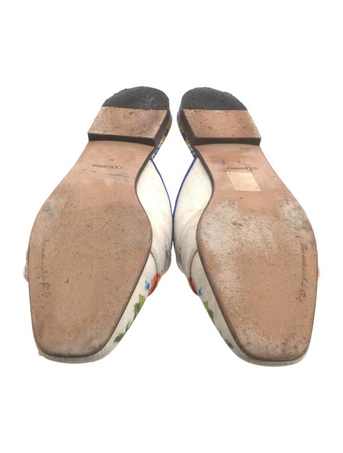 Dolce & Gabbana Canvas Floral Print Slides