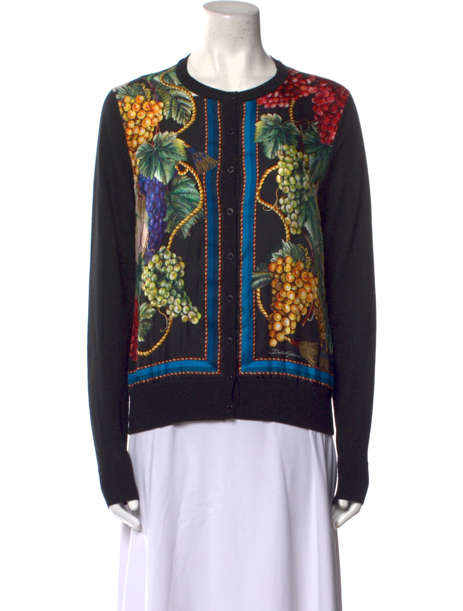 Dolce & Gabbana Cashmere Printed Sweater